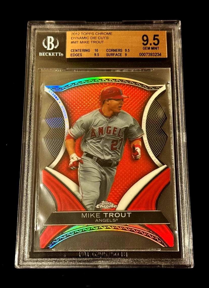 Mike Trout Beckett Grading Services (BGS) 9.5 Graded Baseball