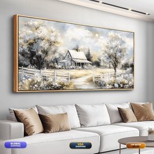 QIYILEXWART Large Wall Decor Living Room Canvas Wall Art Office Modern Wall