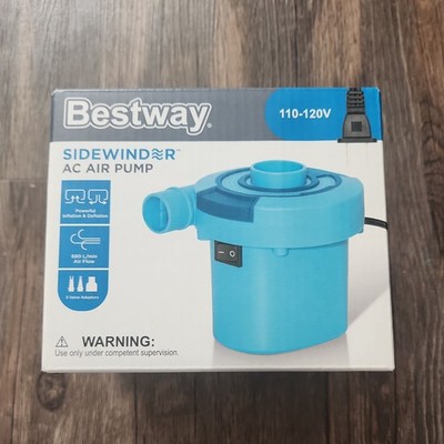 Bestway Sidewinder 110-120 V AC Air Pump for pools and camping small lightweigt
