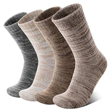  Merino Wool Warm Boot Hiking Socks Thermal Extra Medium Coffee Color Series