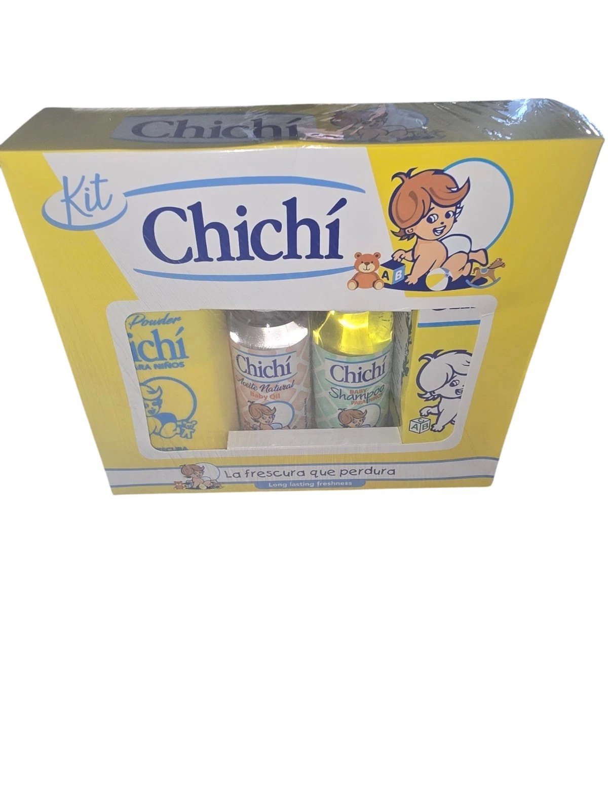 Chichi Kit (Baby Cologne 8oz + Baby Powder 8oz + Baby Oil 4oz + Baby Shampoo 4oz