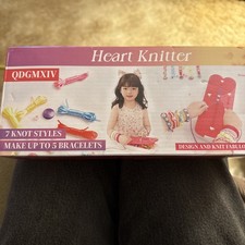 Heart Knitter Bracelet Making Kit for 6 Girls DIY Bracelet Maker Kit Gift Toy