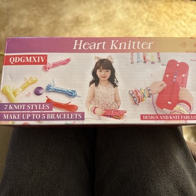 Heart Knitter Bracelet Making Kit for 6+ Girls DIY Bracelet Maker Kit Gift Toy