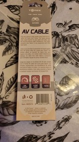 Tomee Brand NEW Sega Saturn AV RCA Console System Video Audio Cable Unopened 