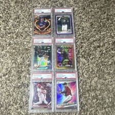 Topps PSA Graded MLB Baseball Card Lot (6) Rookie Walker Jenkins Marte +