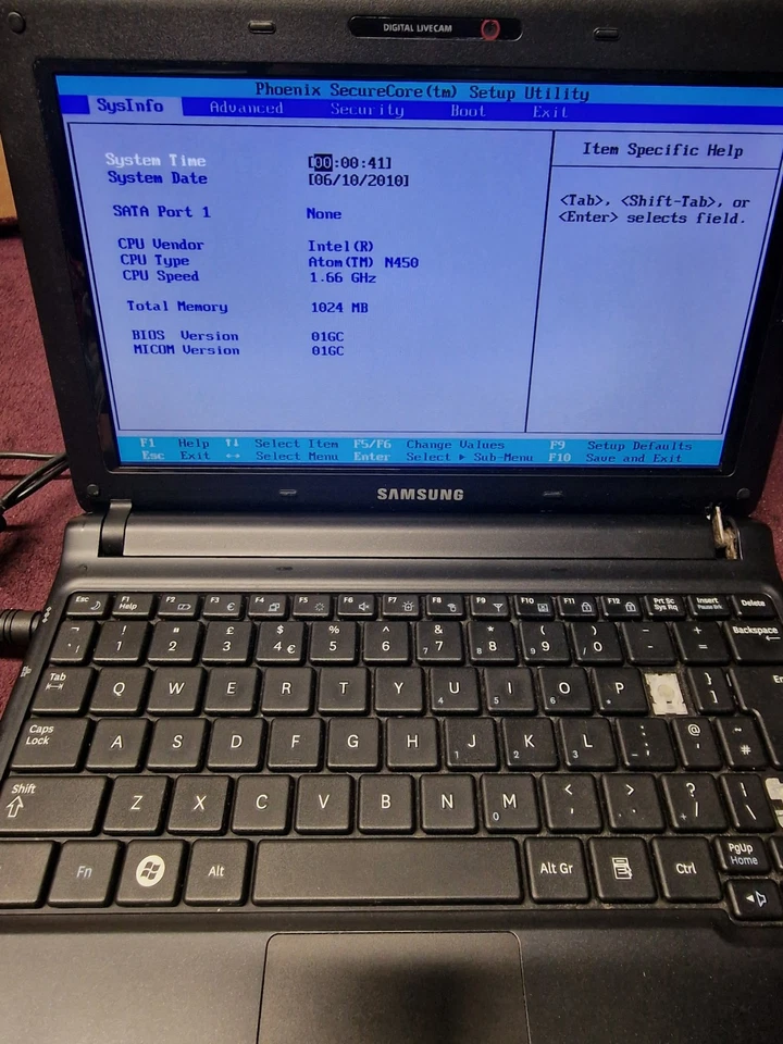 Samsung N-145 Plus Laptop Power On Tested Only Read Description  - Image 2 of 4
