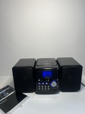 SilverCrest Micro Hi-Fi System Stereo - CD Player MP3 AM/FM Radio AUX - Black