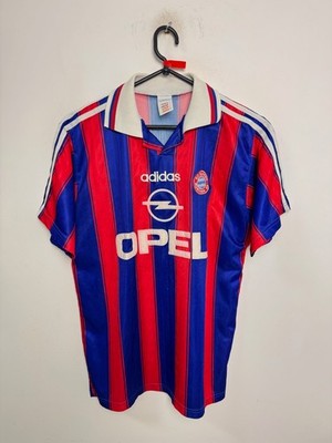 BAYERN MÜNCHEN 1996/1997 HOME FOOTBALL SHIRT VINTAGE ADIDAS TRIKOT GR. S ERWACHSENE