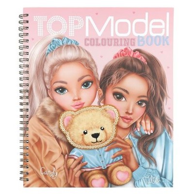Depesche TOPModel Team Teddy - Malbuch mit 40 Seiten zum Gestalten von Mode ...