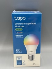 Tapo Smart Light Bulbs, 16M Colors RGBW, Dimmable, 60W Compatible with Alexa