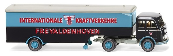 Wiking, Mercedes 4X2 Mit KastenanhäNger 1 Achsen Freyaldenhoven, 1/87, WIK051324-image