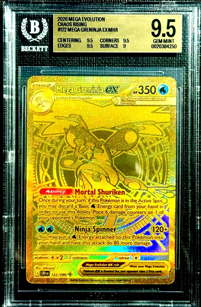 Pokémon TCG Beckett Grading Services (BGS) 9.5 Graded Secret Rare