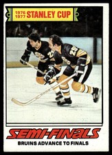 1977-78 Topps Vintage NHL Hockey Stanley Cup Semi-Finals Boston Bruins #263