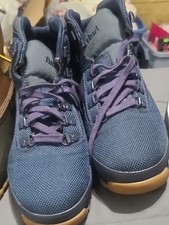 Timberland Men's Blue Lace-Up Hiking Ankle Boots Round Toe Rubber Sole US 11