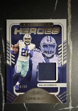 2022 Panini Absolute - Absolute Heroes Memorabilia Ezekiel Elliott #AH-11 /99
