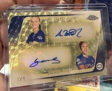Marketplace image: 2025-26 TOPPS CHROME WOMEN’S LAUREN JAMES AGGIE BEEVER JONES AUTO SUPERFRACTOR