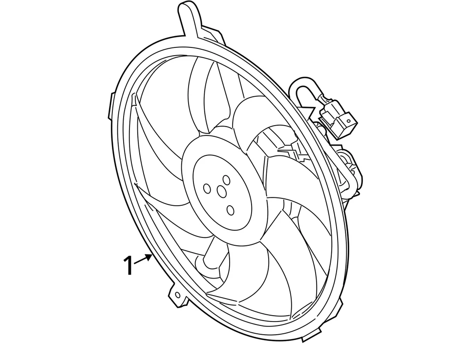 Radiator Fan Motor Fan Assembly Base Fits 07-15 MINI COOPER 30410527 — 第 4/4 张图片