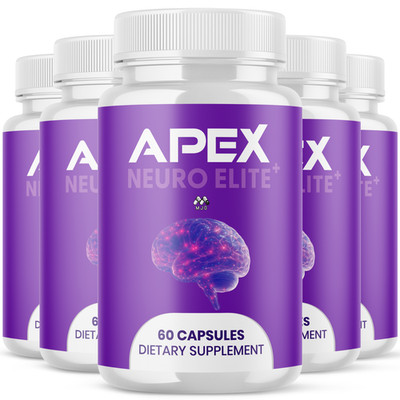 (5 Pack) Apex Neuro Elite Advanced Brain Health Support Supplement 300 Capsules