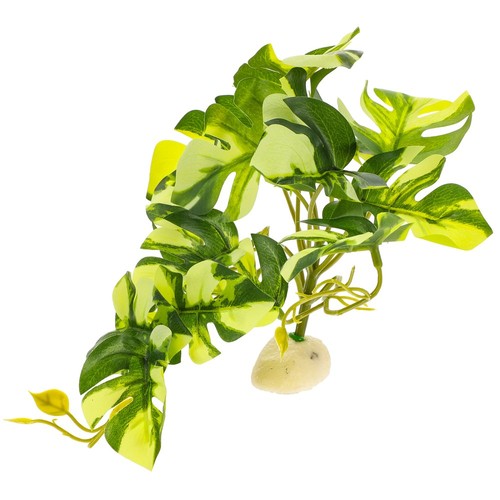 Simulated Monsterback Bamboo Aquarium Decor Plants Reptile Terrarium