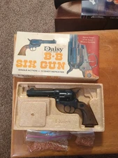Nice Vintage Daisy BB Six Gun Model 179 Spittin’ Image 12 Shot Colt Repeater USA