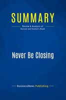 Businessnews Publishing | Summary: Never Be Closing | Taschenbuch | Englisch
