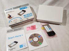 BELKIN Wireless G Plus MIMO Network Card F5D9010 PCMCIA laptop 802.11g 802.11b