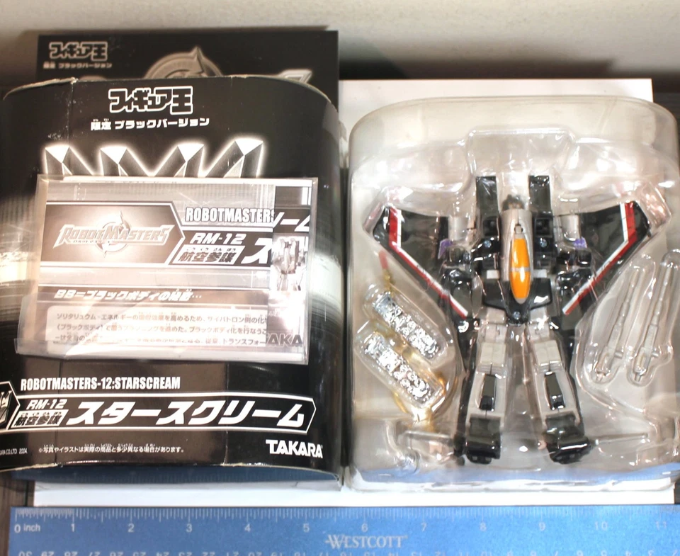 Takara Transformers Robotmasters STARSCREAM (Ltd Black Version) - Open/Complete - Image 2 of 4