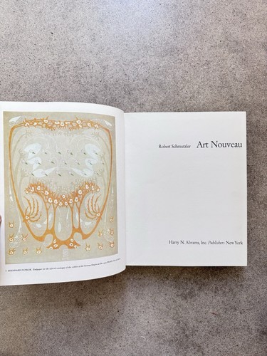 Art Nouveau by Robert Schmutzler 1962 HC Abrams Beardsley Binding Japan Print - Picture 3 of 9
