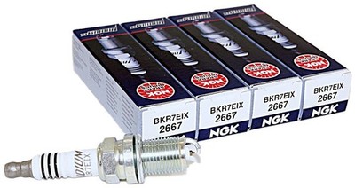 4 Pack Genuine NGK 2667 Iridium IX Spark Plugs BKR7EIX for Audi VW Buick & Chevy