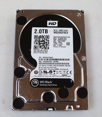 Western Digital WD2002FAEX-007BA0 2TB 3.5'' SATA Black Hard Disk Drive