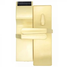 Working brass Onity HT24 Hotel Door Lock RFID Card Reader with Dead Bolt Mortise