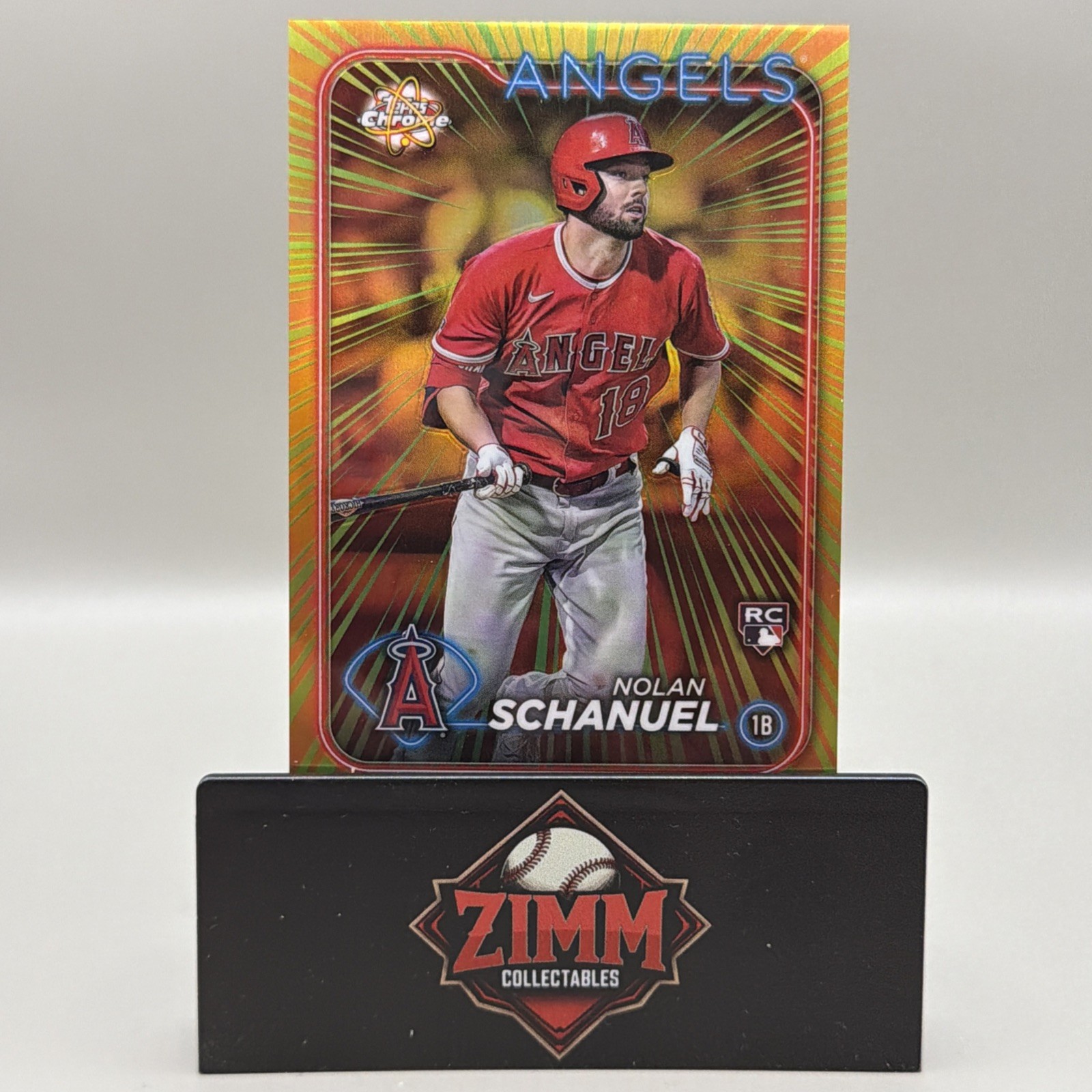 2024 Topps Chrome - Radiating Rookies Nolan Schanuel #RR-18 (RC)