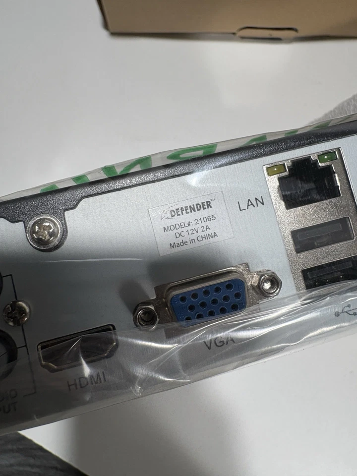 Defender 21065 Security 4 Channel DVR  Kit W Accessories NEW - Image 3 of 4