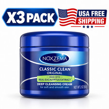 3 Pack - Noxzema Original Classic Clean Deep Cleansing Cream, 2 Oz 56g