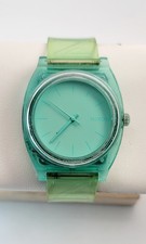 Nixon Time Teller P Translucent Green/Teal Polycarbonate Watch 40mm Japan Unisex