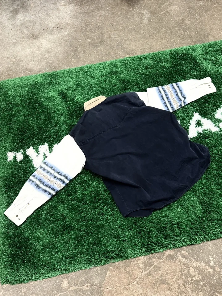 Vintage Color Navajo Aztec Indian Southwestern Shirt 3XL Cowboy Western - Image 3 of 4