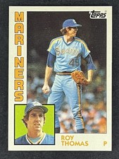 1984 Topps #181 Roy Thomas Seattle Mariners #181
