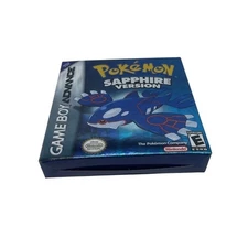 Nintendo GameBoy Advance Game Box Only Inserts Protector Pokemon Sapphire