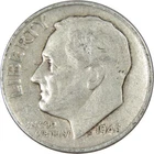 1946 Roosevelt Dime Circulated Silver 10c Coin Collectible