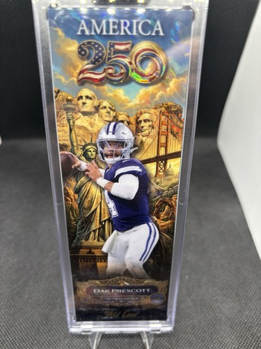 2026 Wild Card Slim Gem National Exclusive America 250 Dak Prescott /4 🤠 🔥