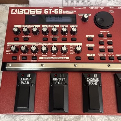 ベース BOSS GT-6B BOSS Bass Effects Processor GT-6B Guitar Multi-Effects Processor