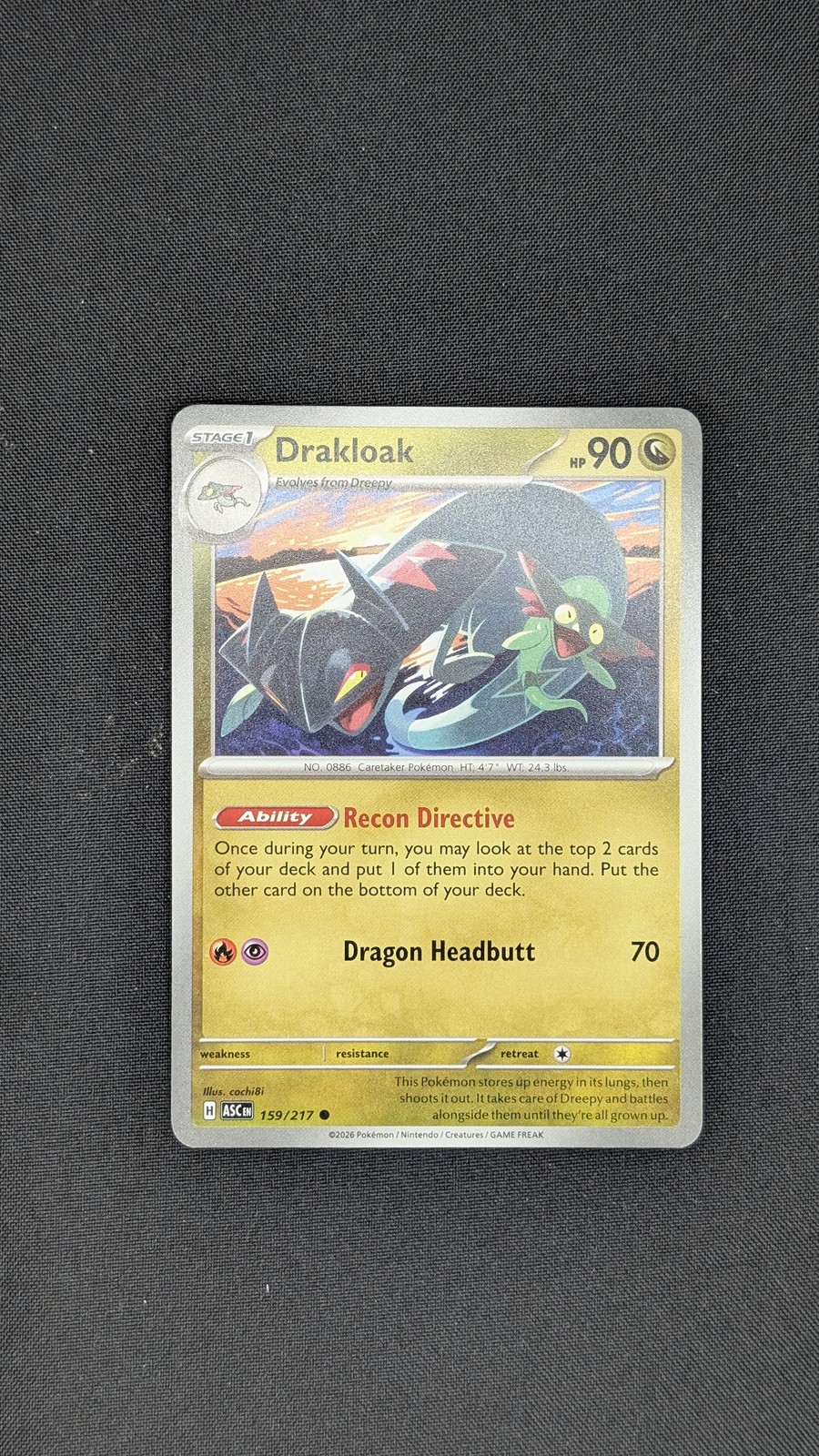 ME: Ascended Heroes #159/217 Drakloak