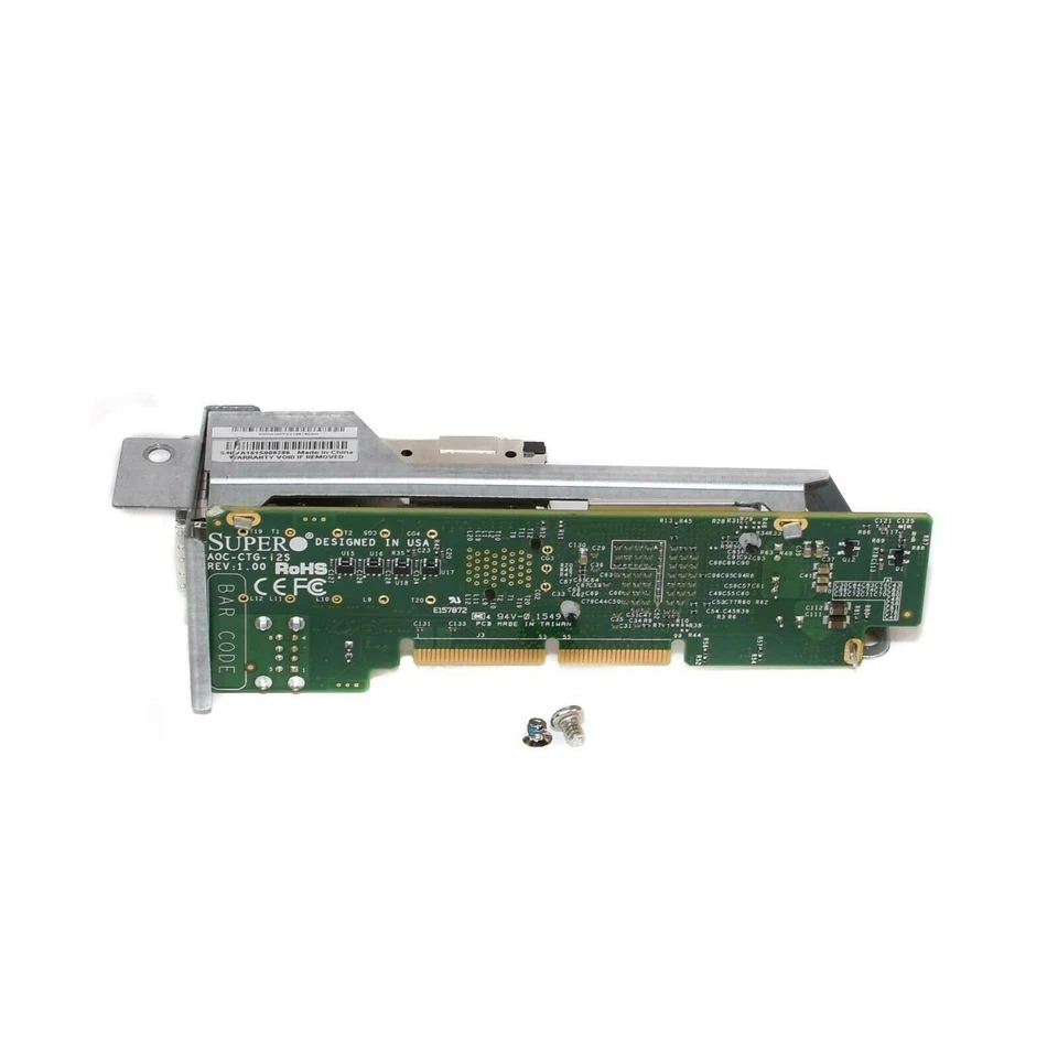 Supermicro AOC-CTG-I2S Dual Port 10GbE SFP+ Adapter & Dual USB Port Add-on Card - Image 3 of 3