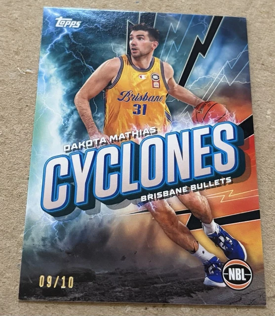25/26 Topps NBL #C-4 Dakota Mathias Cyclones Gold 9/10 Purdue Brisbane