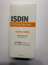 ISDIN FOTOULTRA 100 ACTIVE UNIFY SPF 50 SUNSCREEN Depigmenting 50ml ORIGINAL  