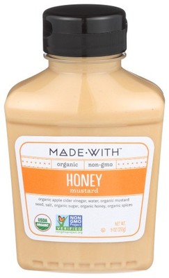 Made With Mustard Honey Org 9 OZ Pack Of 6