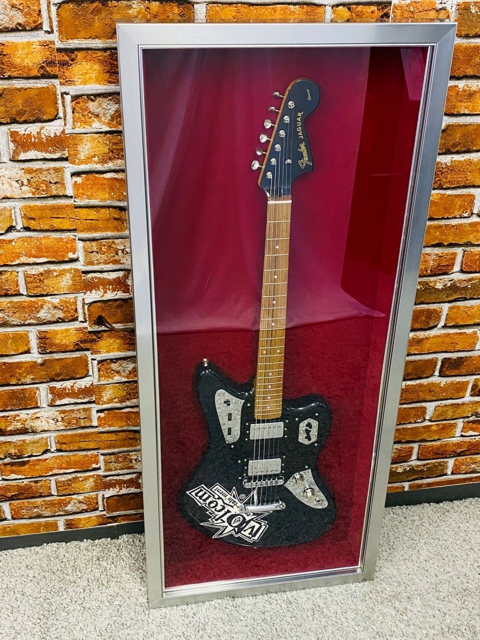 Fender Japan Jaguar Special HH MIJ Framed Guitar VOLCOM Display Used