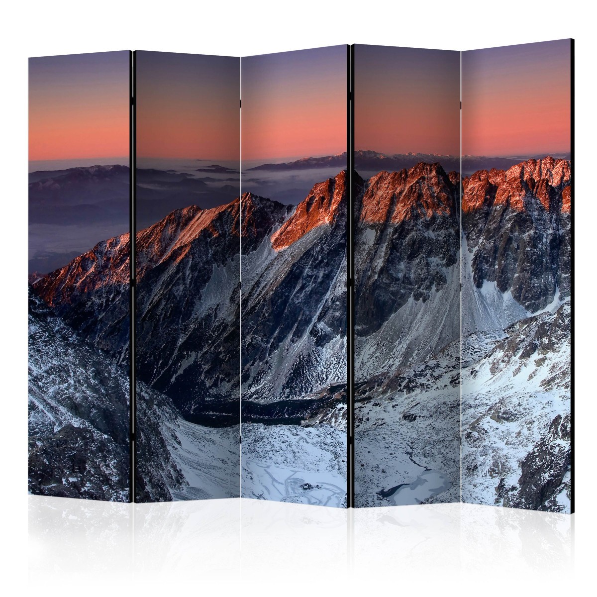 Paravent 5 volets paysage rocheux pour instaurer un coin de sérénité au bureau