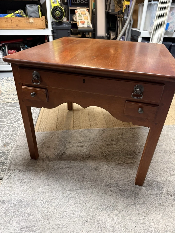 Bob Timberlake Lexington Solid Cherry Side Table/ Lowboy - Image 4 of 4