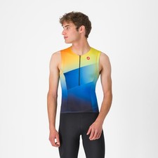 CASTELLI FREE SPEED 3 SLEEVELESS TRI TOP   AERO TRIATHLON JERSEY   LIGHTWEIGHT